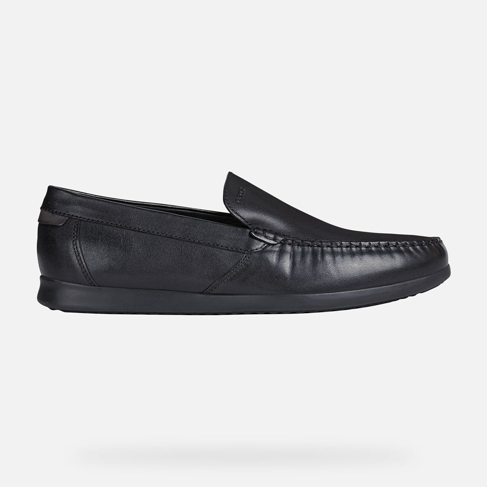 Geox Loafers Black Sile - Geox Mens Shoes - NVSCIX754